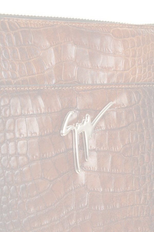 画像4:   GIUSEPPE ZANOTTI ジュゼッペザノッティ GZM CLUTCH BAG LOGOMED{72IBU7004ZA-208-AGA} (4)