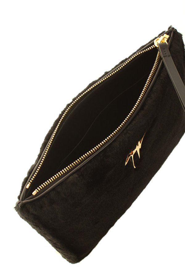 画像5: 【 30%OFF セール113,300円→79,310円】 GIUSEPPE ZANOTTI ジュゼッペザノッティ GZM CLUTCH BAG LOGOMED{72IBU7026PE-999-AGA} (5)