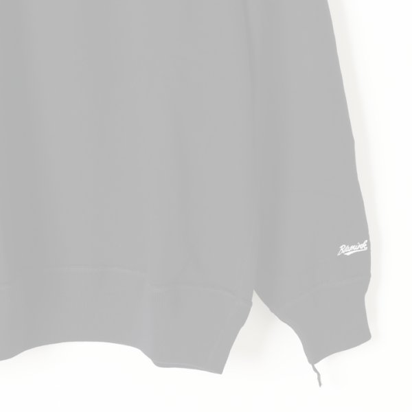画像4:  {SOLD} 【Regular item】BLAMINK ブラミンク 吊裏毛ロゴロングスリーブプルオーバー{7912-222-0029/7912-222-0034-TEI} (4)