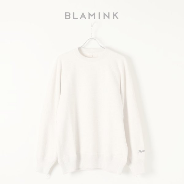 画像1:  {SOLD} 【Regular item】BLAMINK ブラミンク 吊裏毛ロゴロングスリーブプルオーバー{7912-222-0029/7912-222-0034-TEI} (1)