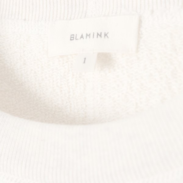 画像6:  {SOLD} 【Regular item】BLAMINK ブラミンク 吊裏毛ロゴロングスリーブプルオーバー{7912-222-0029/7912-222-0034-TEI} (6)