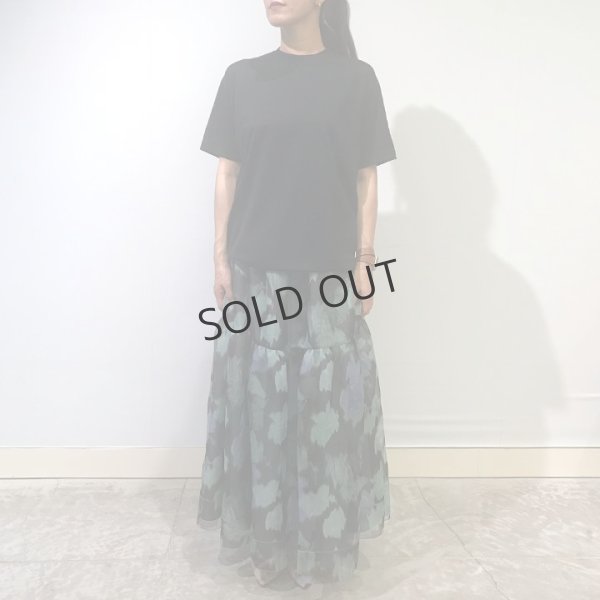 画像9: {SOLD}【Regular item】BLAMINK ブラミンク コットンクルーネック刺繍ショートスリーブTシャツ{7917-222-0010-BLK-BJS} (9)