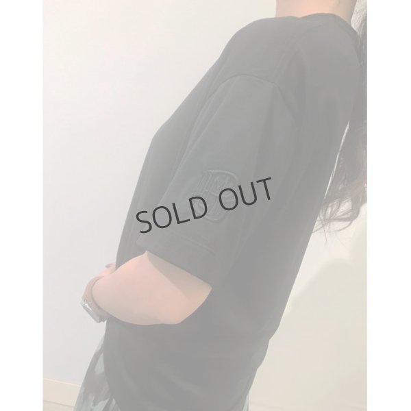 画像10: {SOLD}【Regular item】BLAMINK ブラミンク コットンクルーネック刺繍ショートスリーブTシャツ{7917-222-0010-BLK-BJS} (10)