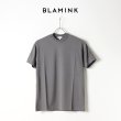 画像1: {SOLD}【Regular item】BLAMINK ブラミンク コットンクルーネック刺繍ショートスリーブTシャツ{7917-222-0010-GRY-BJS} (1)