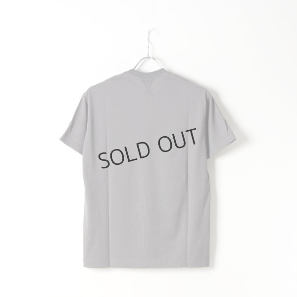 画像2: {SOLD}【Regular item】BLAMINK ブラミンク コットンクルーネック刺繍ショートスリーブTシャツ{7917-222-0010-GRY-BJS} (2)