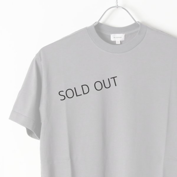 画像4: {SOLD}【Regular item】BLAMINK ブラミンク コットンクルーネック刺繍ショートスリーブTシャツ{7917-222-0010-GRY-BJS} (4)