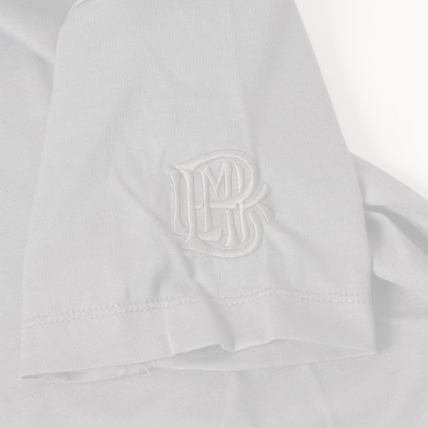画像5:  {SOLD} 【Regular item】BLAMINK ブラミンク コットンクルーネック刺繍ショートスリーブTシャツ{7917-222-0010-GRY-BJS} (5)