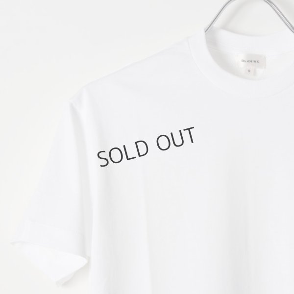 画像3: {SOLD}【Regular item】BLAMINK ブラミンク コットンクルーネック刺繍ショートスリーブTシャツ{7917-222-0010-WHT-BJS} (3)