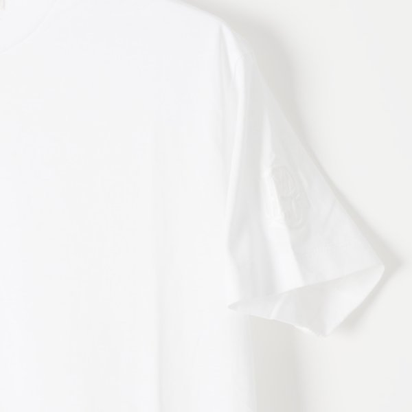 画像4:  {SOLD} 【Regular item】BLAMINK ブラミンク コットンクルーネック刺繍ショートスリーブTシャツ{7917-222-0010-WHT-BJS} (4)