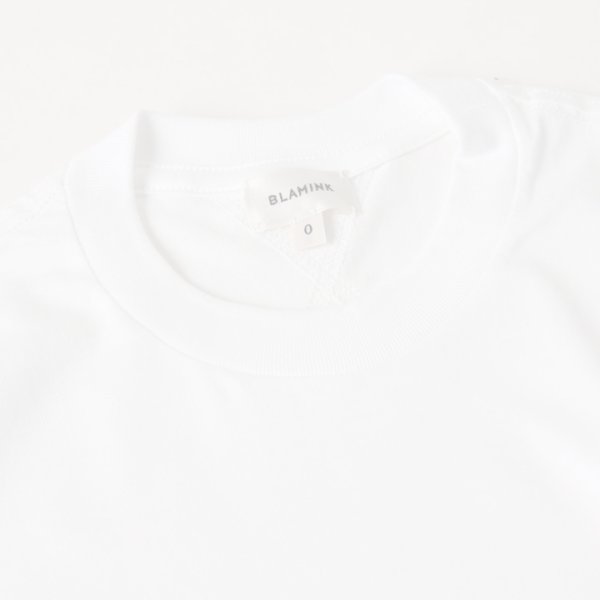 画像6:  {SOLD} 【Regular item】BLAMINK ブラミンク コットンクルーネック刺繍ショートスリーブTシャツ{7917-222-0010-WHT-BJS} (6)