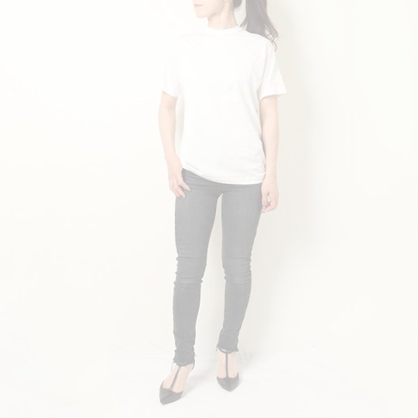 画像12:  {SOLD} 【Regular item】BLAMINK ブラミンク コットンクルーネック刺繍ショートスリーブTシャツ{7917-222-0010-WHT-BJS} (12)