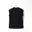 画像2: {SOLD}【Regular item】BLAMINK ブラミンク コットンクルーネック刺繍ノースリーブTシャツ{7917-222-0011-BLK-BJS} (2)