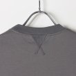 画像5: {SOLD}【Regular item】BLAMINK ブラミンク コットンクルーネック刺繍ノースリーブTシャツ{7917-222-0011-GRY-BJS} (5)