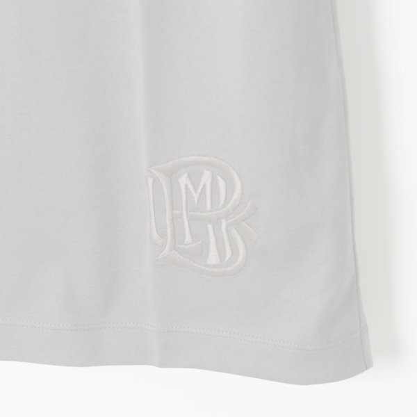 画像6:  {SOLD} 【Regular item】BLAMINK ブラミンク コットンクルーネック刺繍ノースリーブTシャツ{7917-222-0011-GRY-BJS} (6)