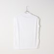 画像2: {SOLD}【Regular item】BLAMINK ブラミンク コットンクルーネック刺繍ノースリーブTシャツ{7917-222-0011-WHT-BJS} (2)