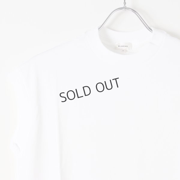 画像3: {SOLD}【Regular item】BLAMINK ブラミンク コットンクルーネック刺繍ノースリーブTシャツ{7917-222-0011-WHT-BJS} (3)