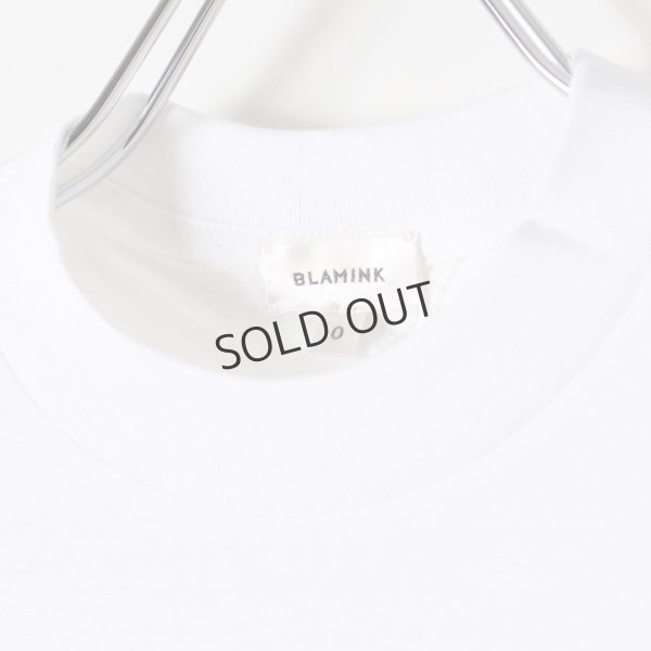 画像5: {SOLD}【Regular item】BLAMINK ブラミンク コットンクルーネック刺繍ノースリーブTシャツ{7917-222-0011-WHT-BJS} (5)