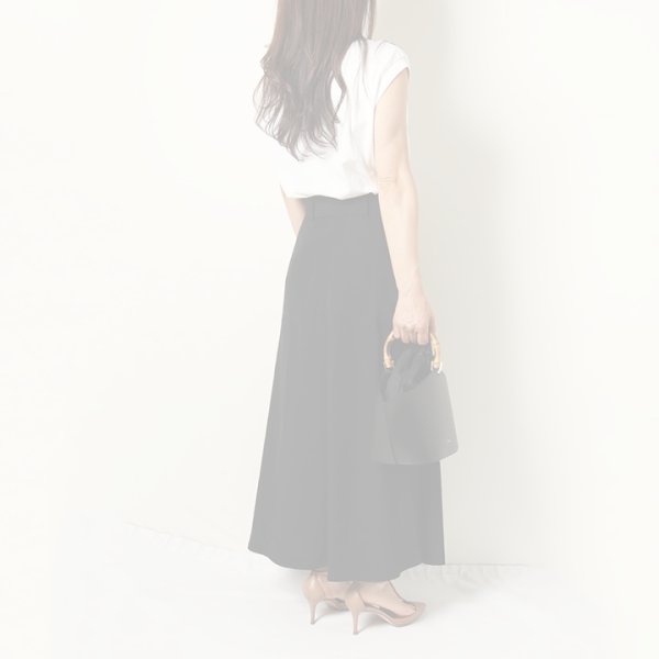 画像10:  {SOLD} 【Regular item】BLAMINK ブラミンク コットンクルーネック刺繍ノースリーブTシャツ{7917-222-0011-WHT-BJS} (10)
