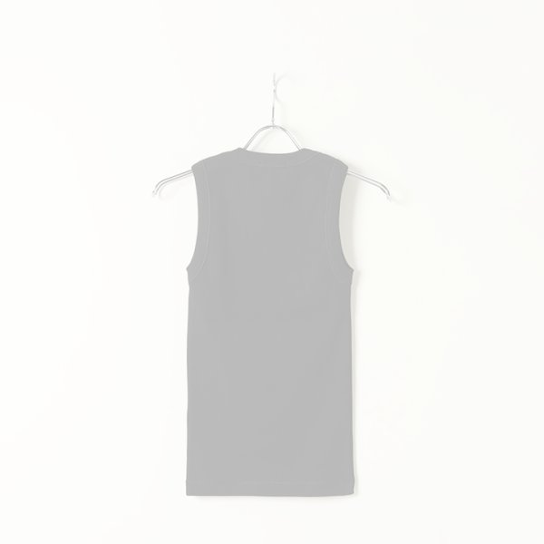 画像5:  {SOLD} BLAMINK ブラミンク コットンリブノースリーブカットソー{7917-299-0020-BLK-BAS} (5)