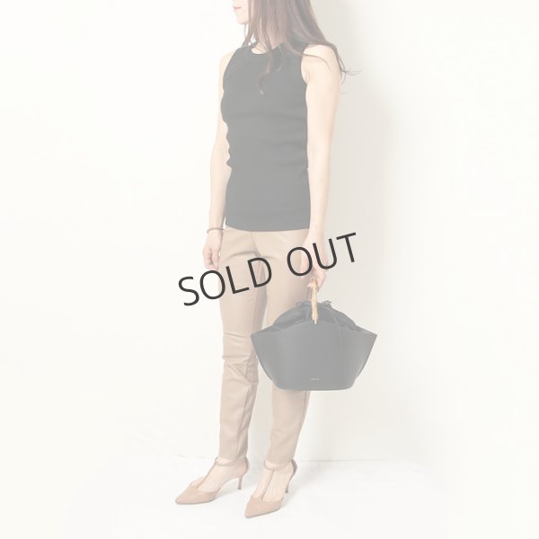 画像10: {SOLD}BLAMINK ブラミンク コットンリブノースリーブカットソー{7917-299-0020-BLK-BAS} (10)