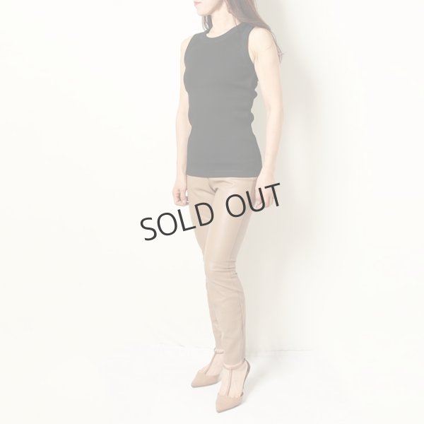 画像12: {SOLD}BLAMINK ブラミンク コットンリブノースリーブカットソー{7917-299-0020-BLK-BAS} (12)