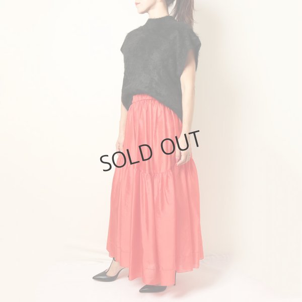 画像12: {SOLD}BLAMINK ブラミンク PRE 7Gカシミヤファーノースリーブニット{7918-299-0069-BLK-BBA} (12)