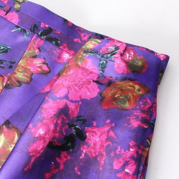 画像3: 【 40%OFF セール132,000円→79,200円】 BLAMINK ブラミンク シルク フラワープリント ラッフルスカート{-AHA} (3)