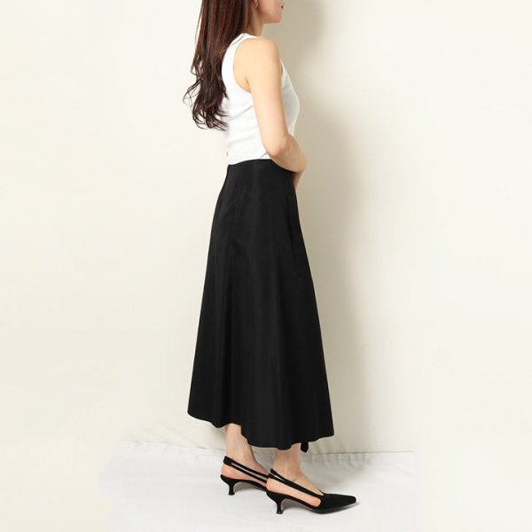 画像15: 【 40%OFF セール93,500円→56,100円】 BLAMINK ブラミンク コットンシルク ラッフルスカート{-AHA} (15)