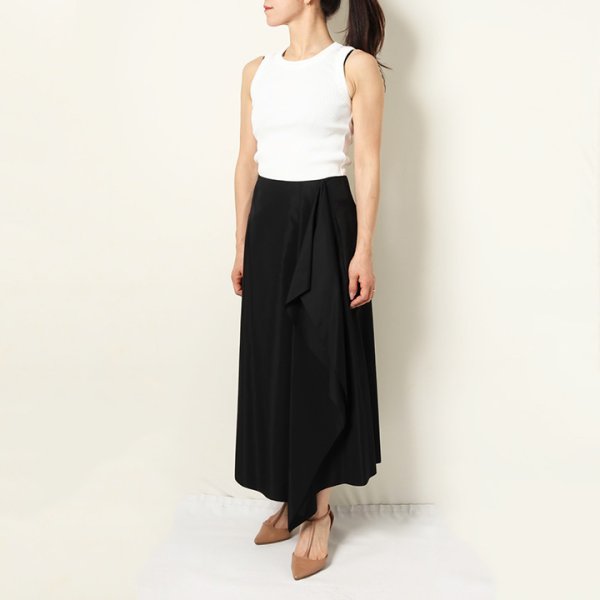 画像16: 【 40%OFF セール93,500円→56,100円】 BLAMINK ブラミンク コットンシルク ラッフルスカート{-AHA} (16)