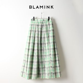 新品未使用 定価10.5万 BLAMINK ブラミンク ウールレオパードスカート