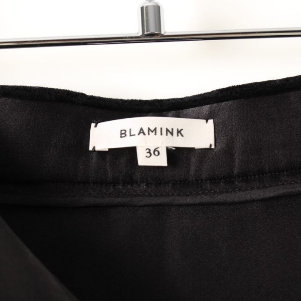 画像6: 【 40%OFF セール82,500円→49,500円】 BLAMINK ブラミンク コットンコーディロイボックスプリーツスカート{7924-230-0180-BLK-AIA} (6)