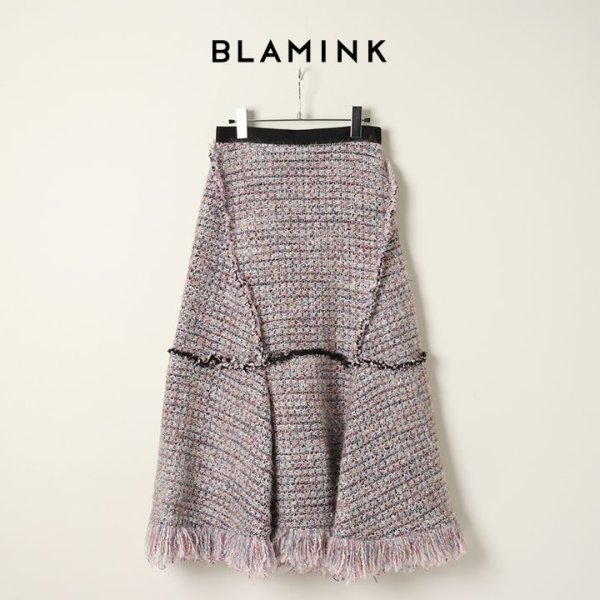 BLAMINK ツイードタイトスカートBLAMINK