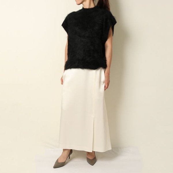 画像8: 【 40%OFF セール93,500円→56,100円】 BLAMINK ブラミンク PRE トラぺーズロングスカート{7924-230-0317-OFF-BBA} (8)