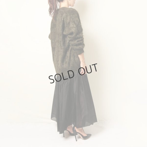 画像10: {SOLD}BLAMINK ブラミンク FALL シルクギャザー ロングスカート{7924-230-0326-BLK-BBA} (10)