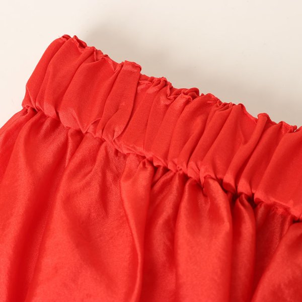 画像3: 【 40%OFF セール99,000円→59,400円】 BLAMINK ブラミンク FALL シルクギャザー ロングスカート{7924-230-0326-RED-BBA} (3)