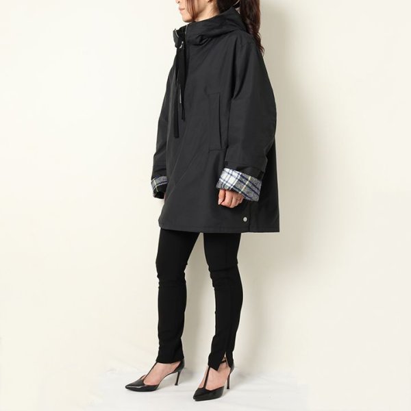 画像9: 【 40%OFF セール176,000円→105,600円】 BLAMINK ブラミンク コットンナイロンチェックアノラック{7925-230-0285-GRY-BAA} (9)