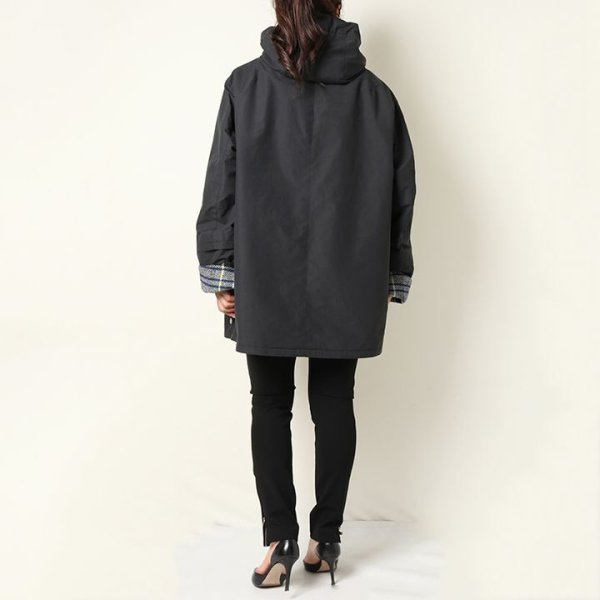 画像12: 【 40%OFF セール176,000円→105,600円】 BLAMINK ブラミンク コットンナイロンチェックアノラック{7925-230-0285-GRY-BAA} (12)