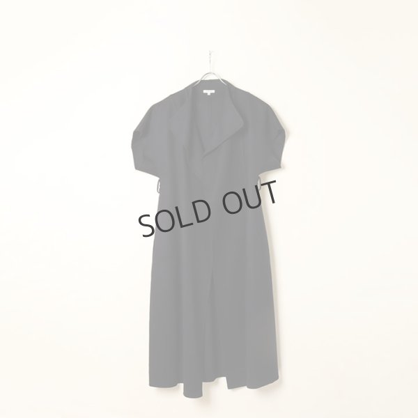 画像3: {SOLD}BLAMINK ブラミンク FALL ウール ダブルフェイス ショートスリーブコート{7925-230-0325-NVY-BBA} (3)