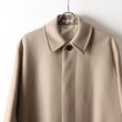 画像3: 【 40%OFF セール231,000円→138,600円】 BLAMINK ブラミンク ウールステンカラー ロングコート{7925-299-0158-BEIGE-AIA} (3)