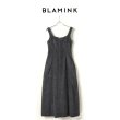 画像1: BLAMINK ブラミンク アルパカポリエステルシャギー変形ダーツドレス{7926-230-0220-DGY-BJA} (1)