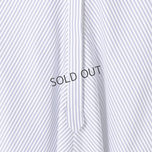 画像5: {SOLD}BLAMINK ブラミンク コットンバイアスストライプノースリーブワンピース{7926-230-0298-LBL-BBS} (5)