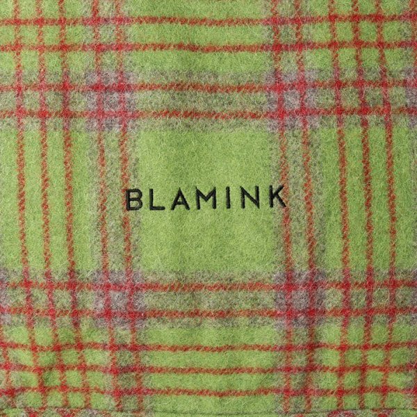 画像3: 【 40%OFF セール42,900円→25,740円】 BLAMINK ブラミンク アルパカウールチェックトートバッグ{7932-299-0090-OLV-BJA} (3)