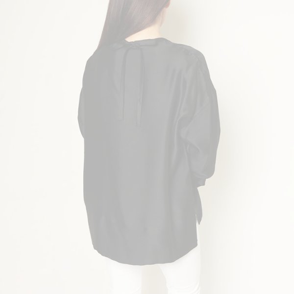 画像9:  {SOLD} 【Regular item】BLAMINK ブラミンク シルクインティメイトブラウス{7939-299-0001-BLK-BAA} (9)