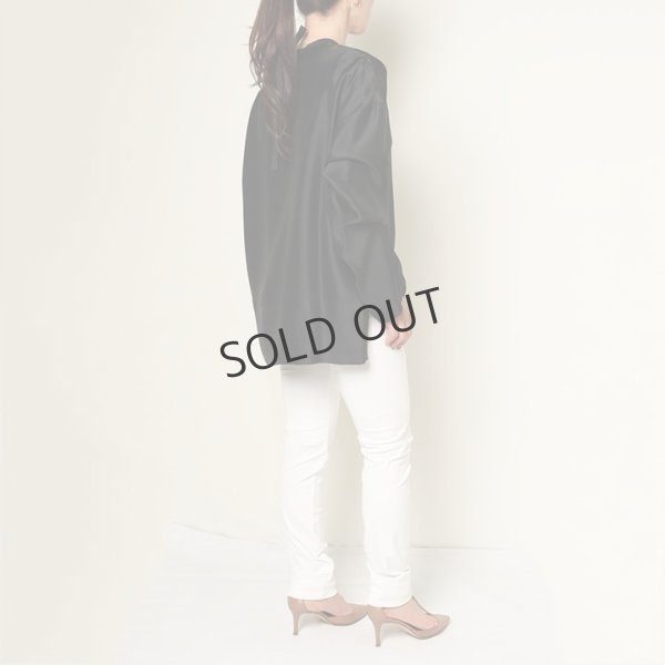 画像12: {SOLD}【Regular item】BLAMINK ブラミンク シルクインティメイトブラウス{7939-299-0001-BLK-BAA} (12)