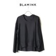 画像1: {SOLD}【Regular item】BLAMINK ブラミンク シルクインティメイトブラウス{7939-299-0001-NAV-BAS} (1)