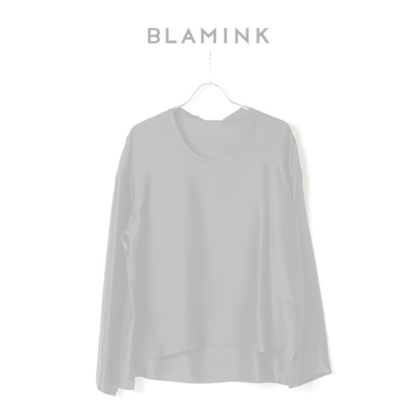 画像1:  {SOLD} 【Regular item】BLAMINK ブラミンク シルクインティメイトブラウス{7939-299-0001-NAV-BAS} (1)