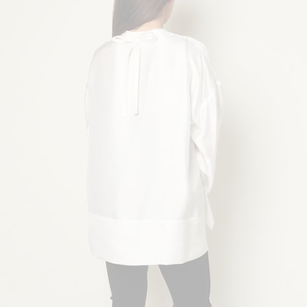 画像11:  {SOLD} 【Regular item】BLAMINK ブラミンク シルクインティメイトブラウス{7939-299-0001-WHT-BAS} (11)