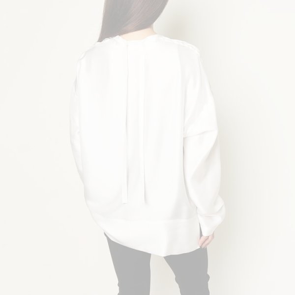 画像10:  {SOLD} 【Regular item】BLAMINK ブラミンク シルクインティメイトブラウス{7939-299-0001-WHT-BAS} (10)