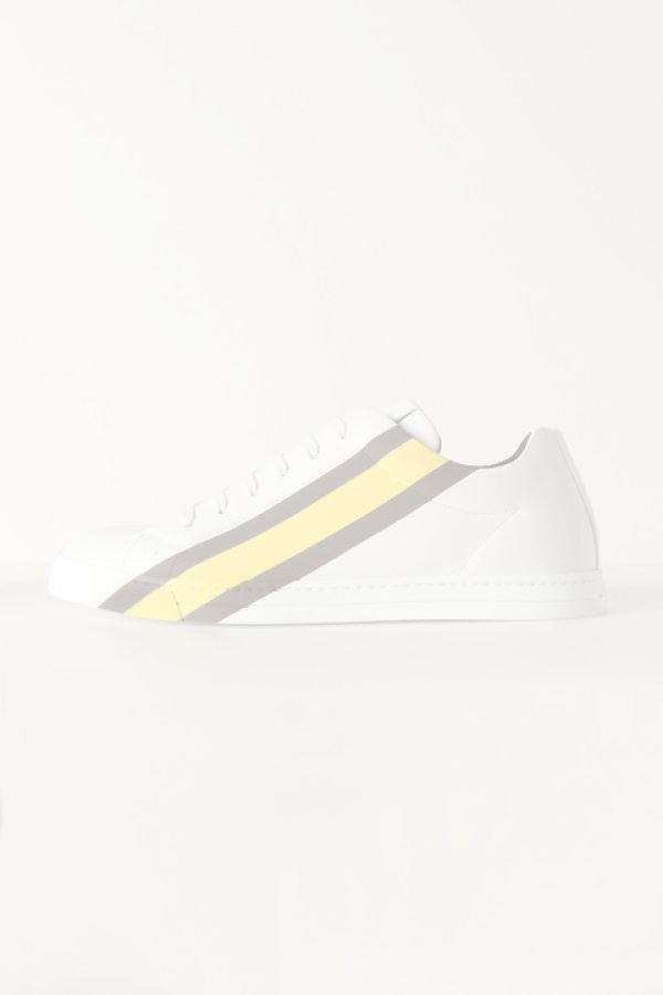 画像3:   FENDI フェンディ レザースニーカー {-BJA}  :7E1380-WHT  (3)