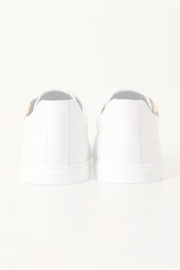 画像4:   FENDI フェンディ レザースニーカー {-BJA}  :7E1380-WHT  (4)